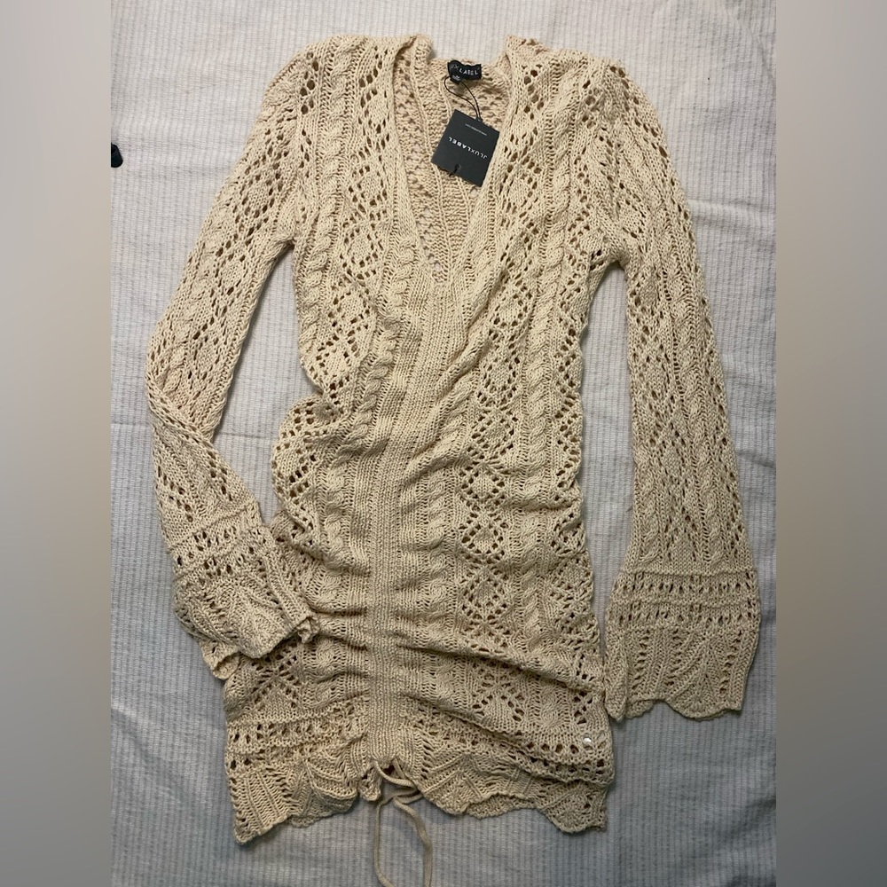 Knit Dress + Swim Cover Up